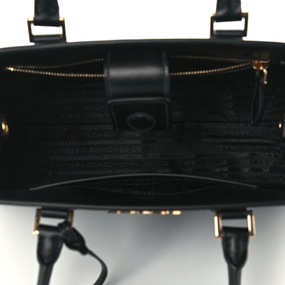 Prada Saffiano Metal Top Handle Black 5 of 10