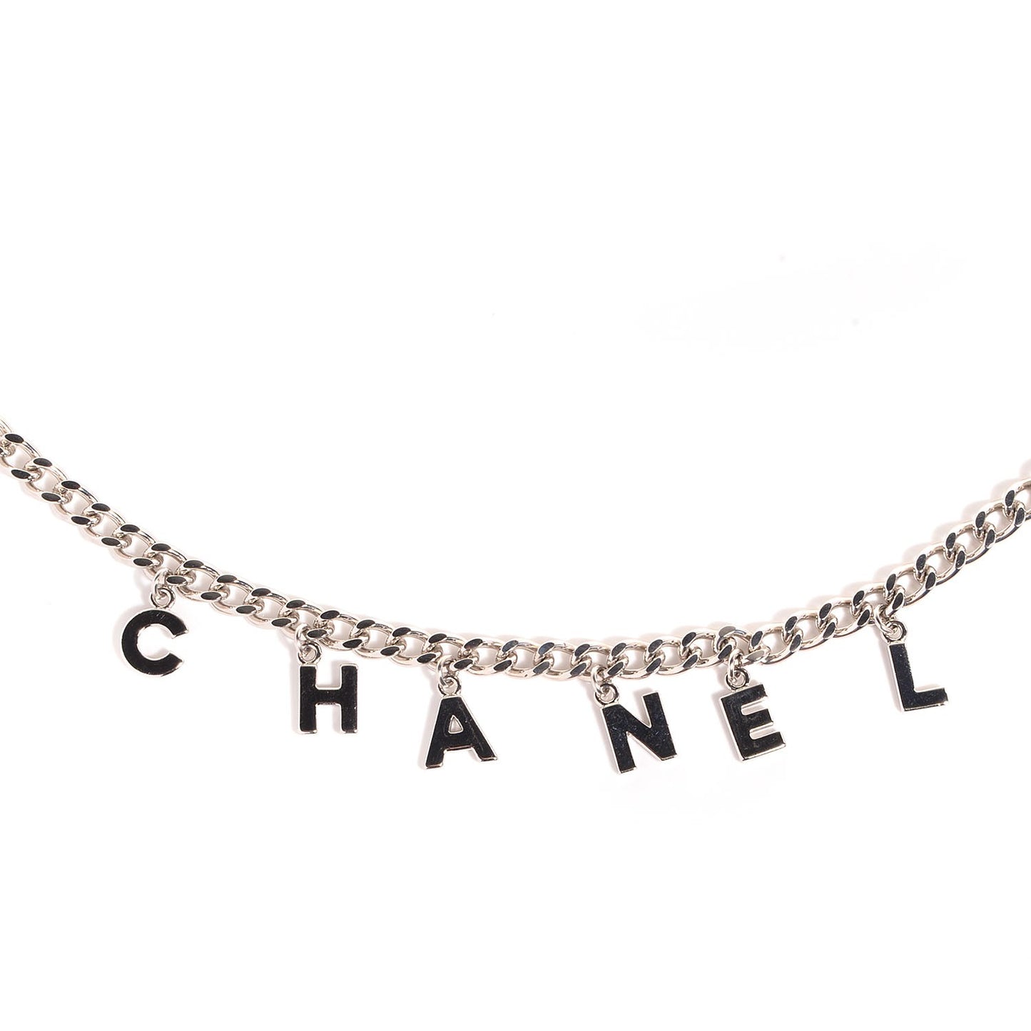 CC Chain Letters Belt Silver