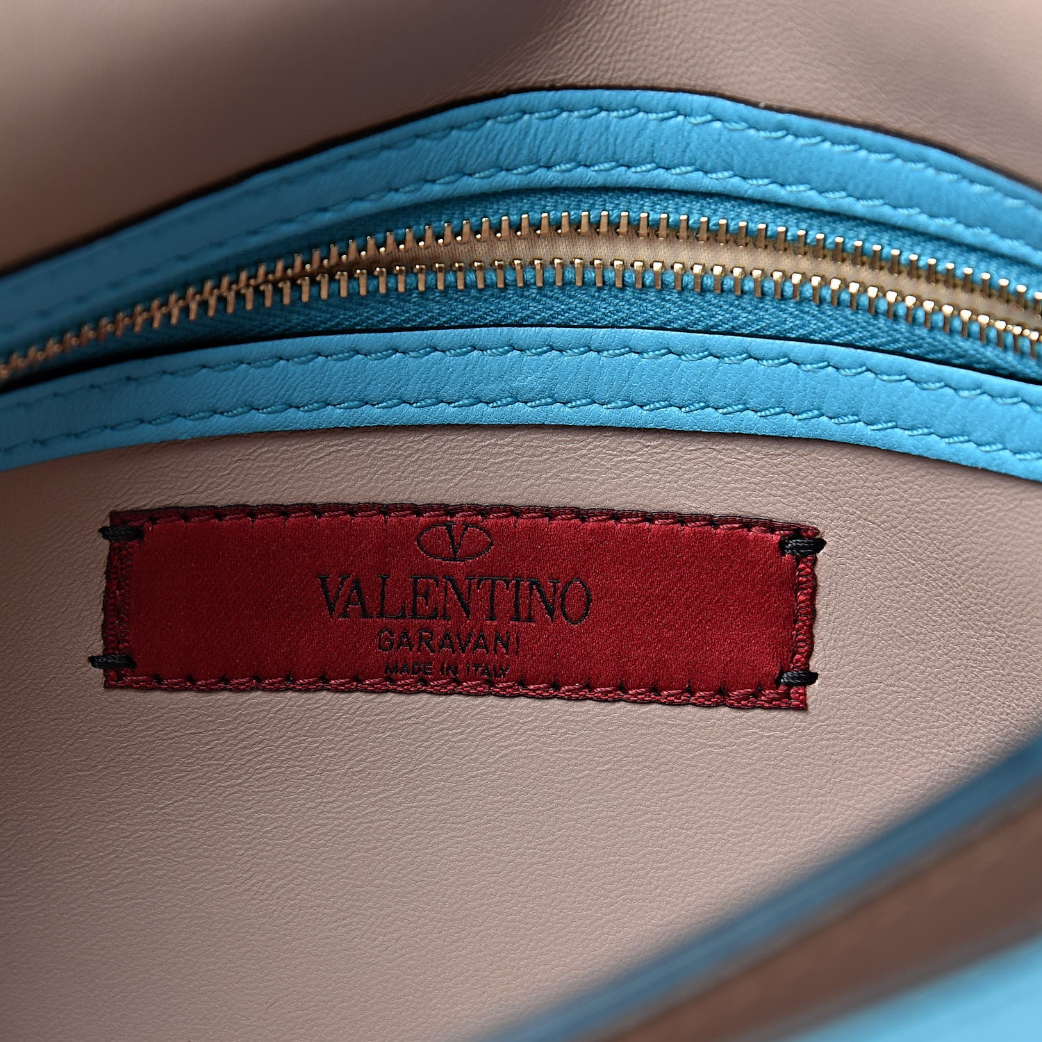 Valentino Garavani Nappa Rockstud Wristlet Clutch Parrot 6 of 7