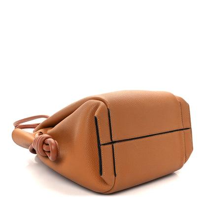 Loewe Calfskin Small Flamenco Knot Bag Caramel 7 of 17
