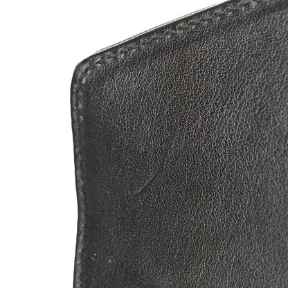 Gucci Calfskin Matelasse GG Marmont Chain Wallet Black 7 of 9