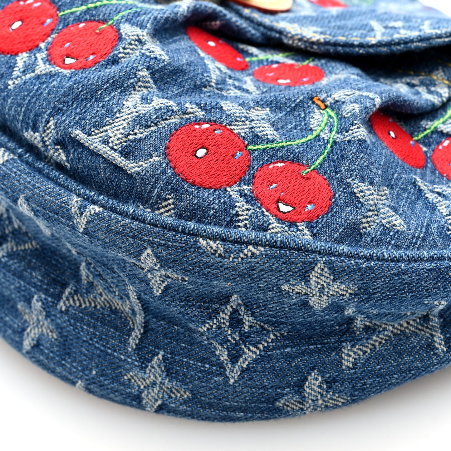 LV X TM Monogram Denim Cerises Sunset