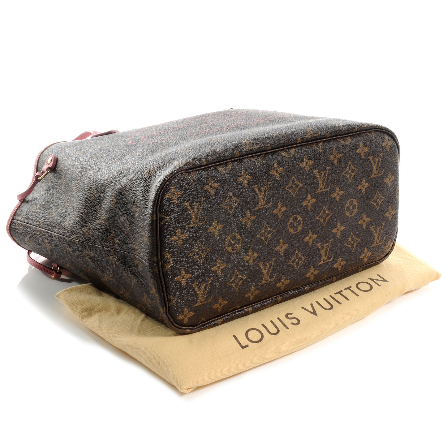 Monogram Articles de Voyage Ikat Neverfull MM Rose Velours