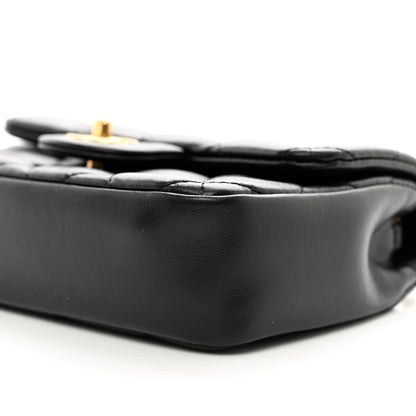 Chanel Lambskin Quilted Mini Heart Charms Flap Black 10 of 10