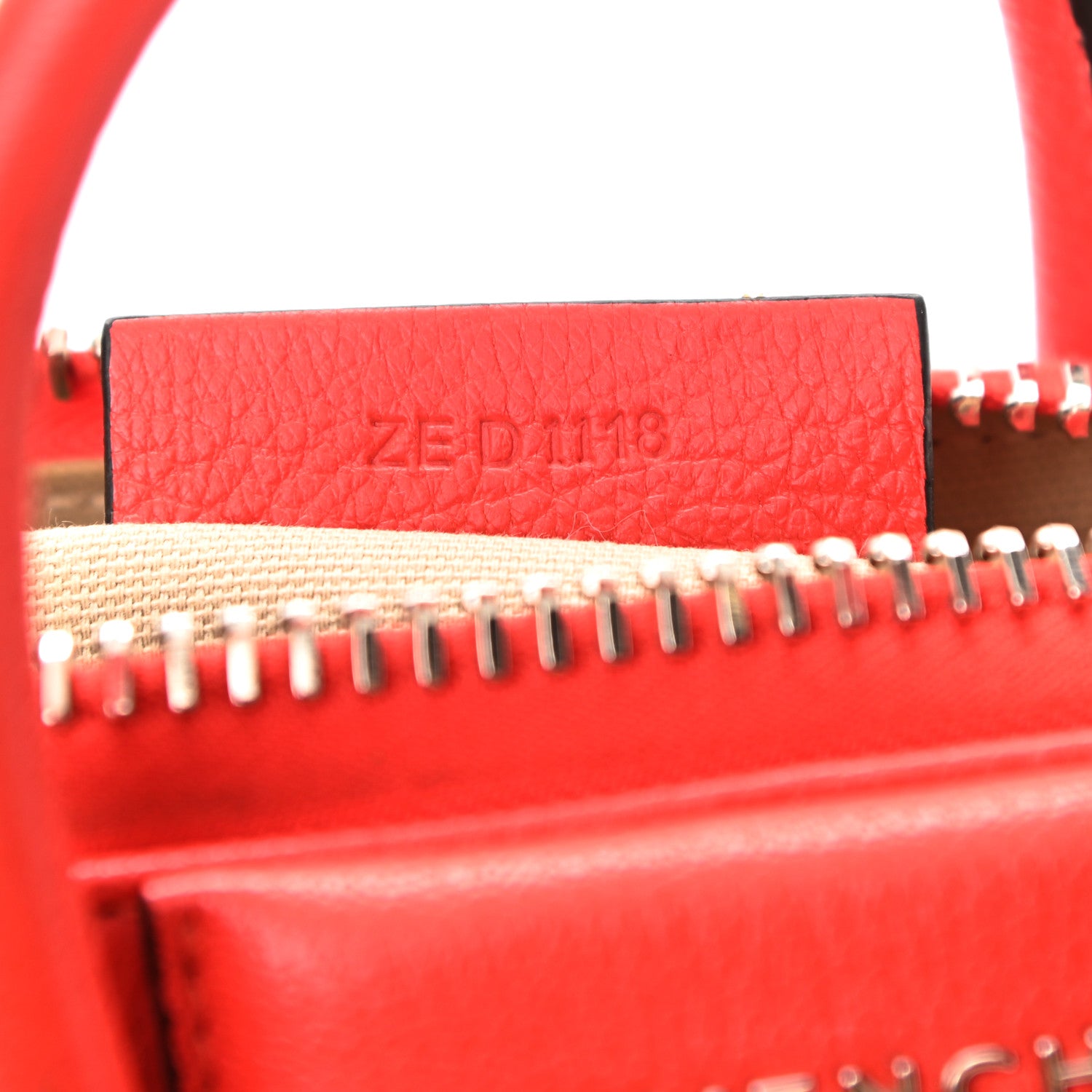 Givenchy Sugar Goatskin Mini Antigona Pop Red 7 of 10