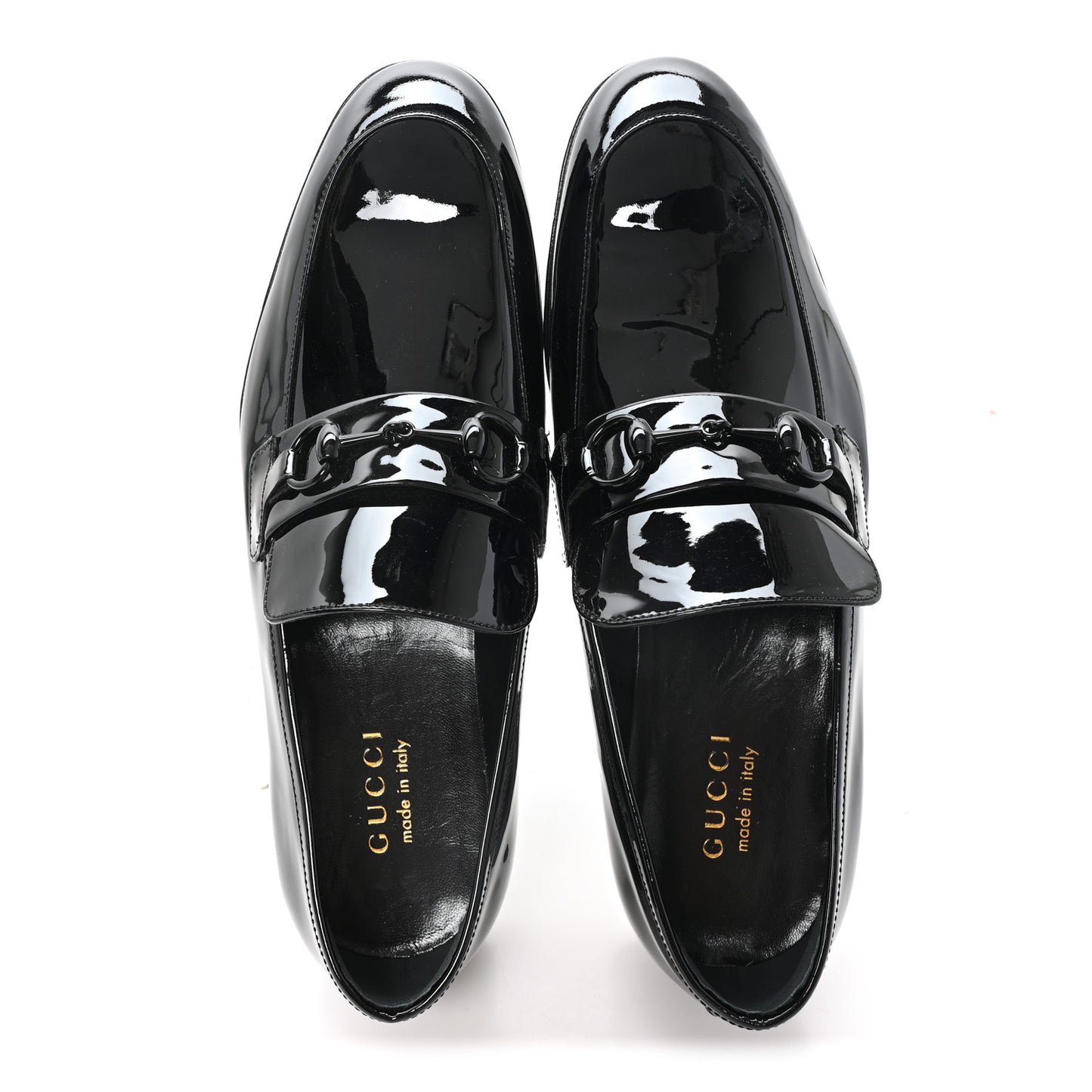 Patent Mens Jordaan Loafers 10 Black