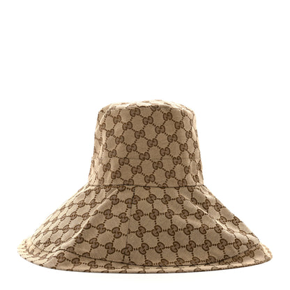 Gucci Monogram Wide Brim Hat S Beige 4 of 9