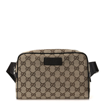 Gucci Monogram Belt Bag Dark Brown 1 of 10