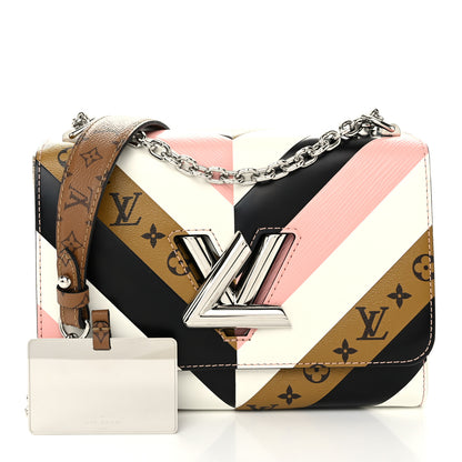 Louis Vuitton Epi Reverse Monogram Twist Shoulder Bag MM Rose Ballerine 1 of 12
