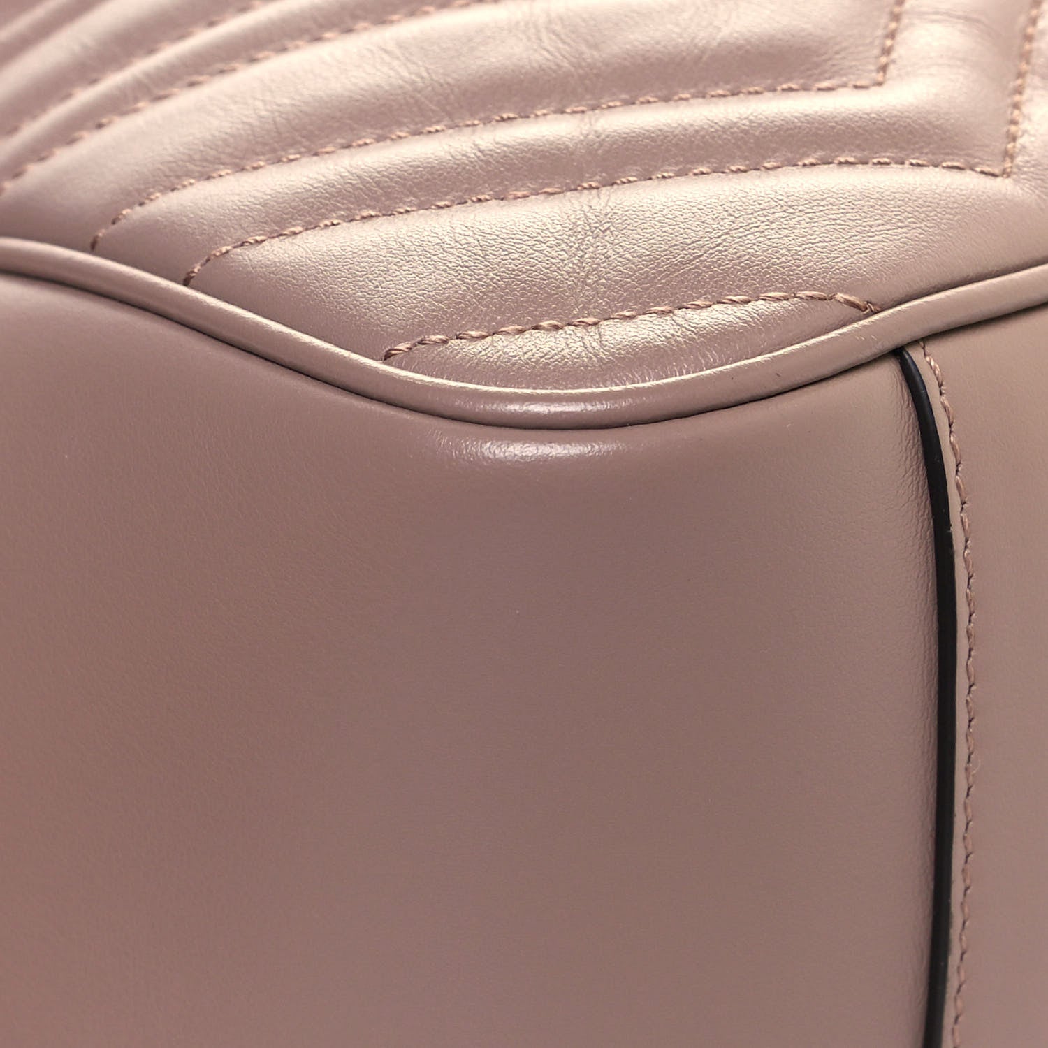 Gucci Calfskin Matelasse Large GG Marmont Shoulder Bag Porcelain Rose 11 of 16