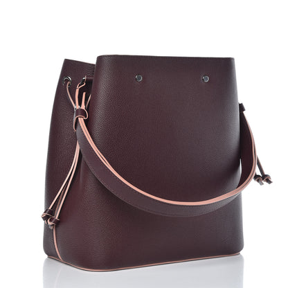 Louis Vuitton Calfskin Lockme Bucket Prune 3 of 9