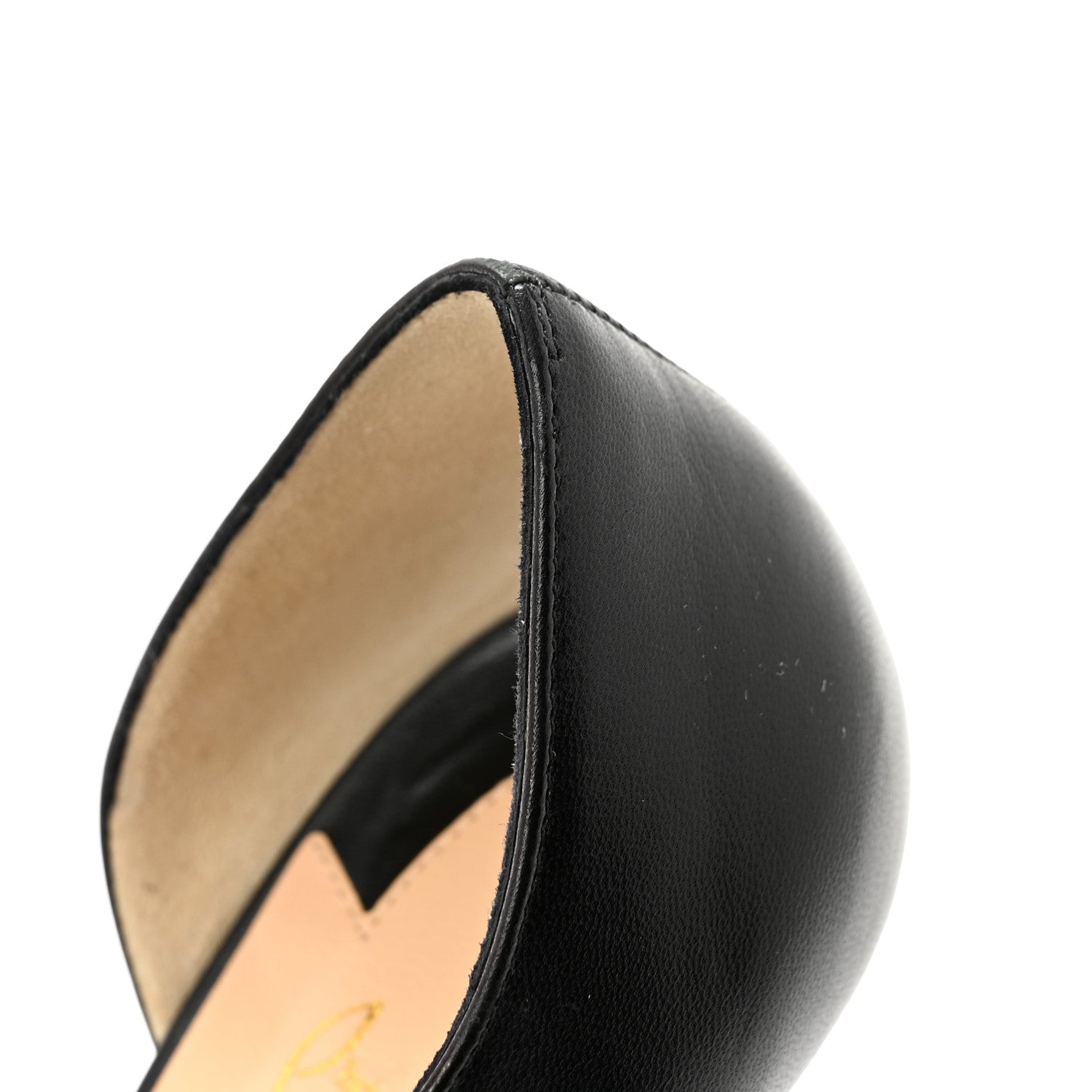 Christian Louboutin Calfskin Catchy Two 120 Pumps 39 Black 9 of 11