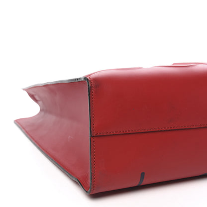Gucci Calfskin GucciGhost Real Medium XL Tote Hibiscus Red 6 of 10