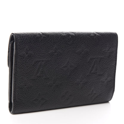 Louis Vuitton Empreinte Compact Curieuse Wallet Black 3 of 8
