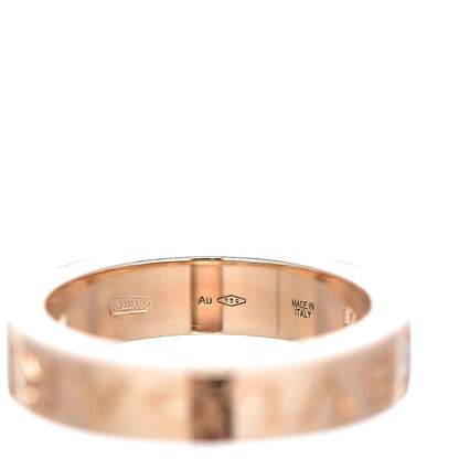 Bulgari 18K Yellow Gold Diamond B.Zero1 Essential Band Ring 50 5.25 4 of 6