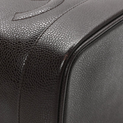 Chanel Caviar Vanity Cosmetic Case Brown 10 of 13