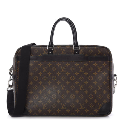 Louis Vuitton Monogram Macassar Porte-Documents Voyage GM 1 of 8