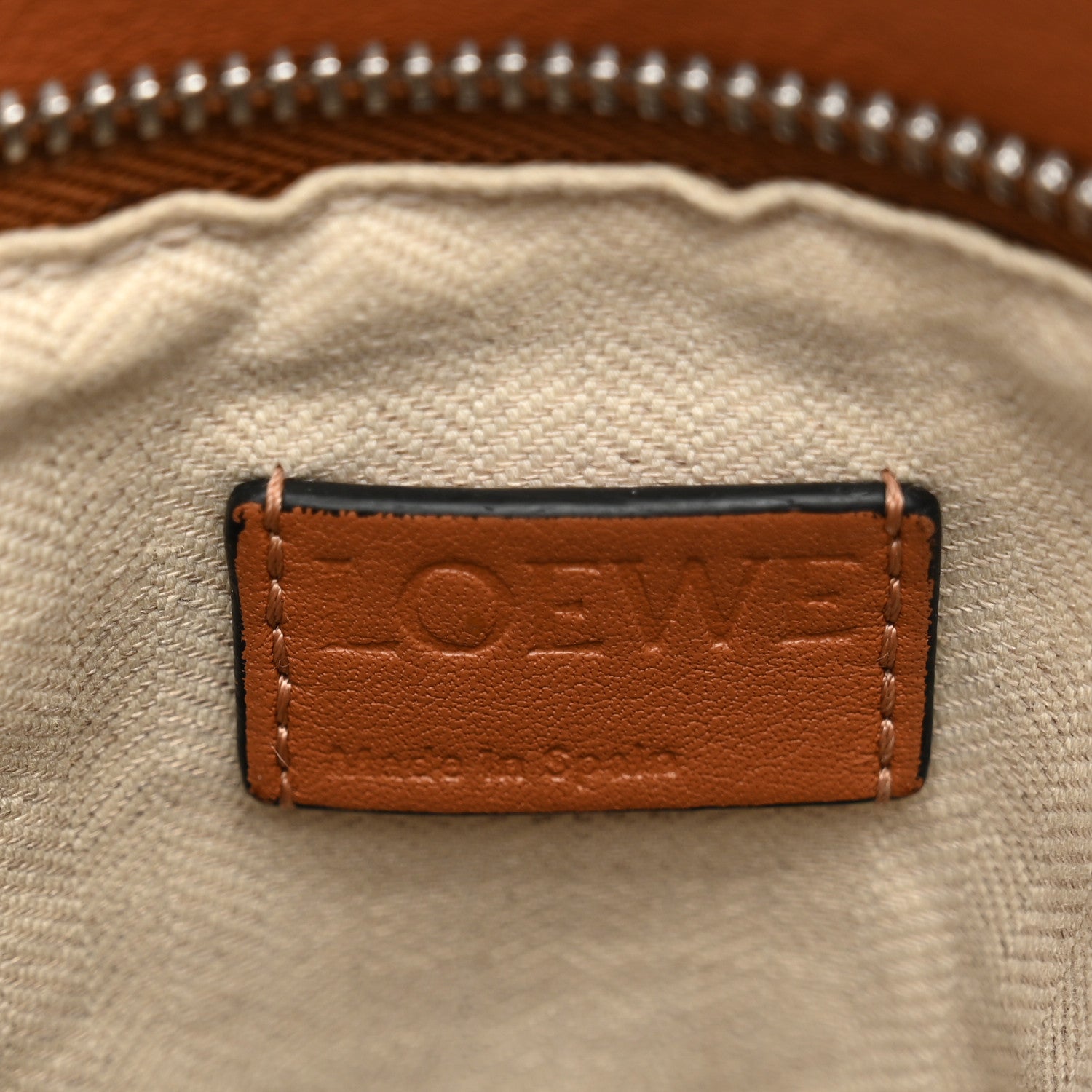 Loewe Calfskin Medium Puzzle Bag Tan 5 of 11