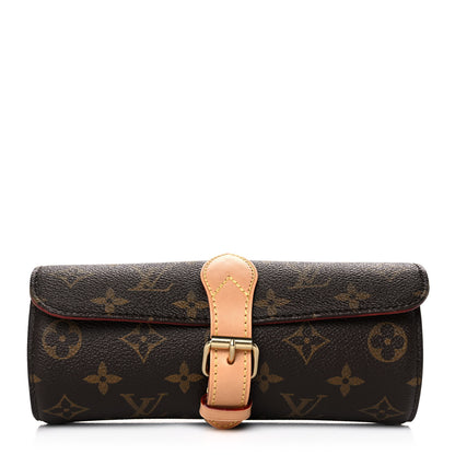 Louis Vuitton Monogram 3 Watch Travel Case 1 of 14