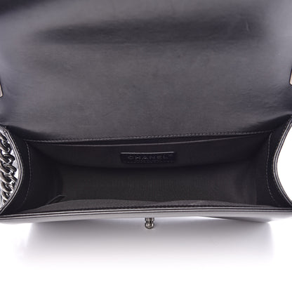 Chanel Lambskin Quilted Medium Boy Flap Black 5 of 16