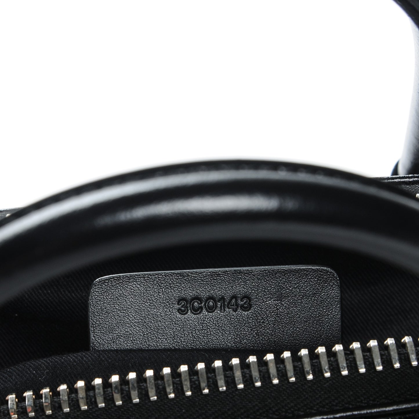 Shiny Lord Calfskin Small Antigona Black