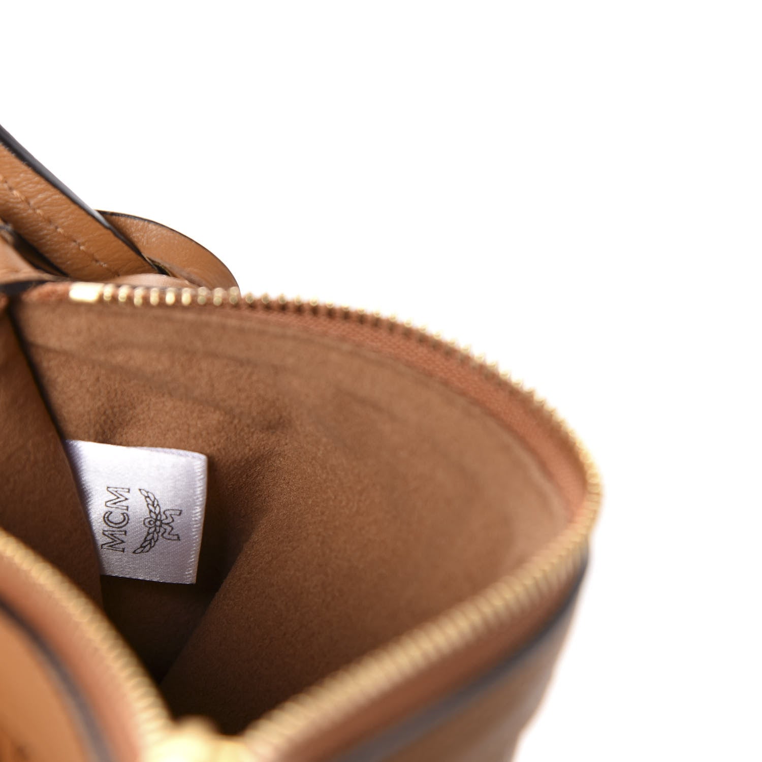 MCM Visetos Small Project Tote Cognac 12 of 13
