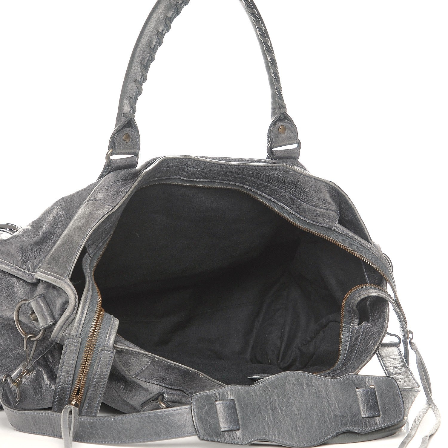 Balenciaga Agneau Classic Hardware Part Time Anthracite 6 of 11