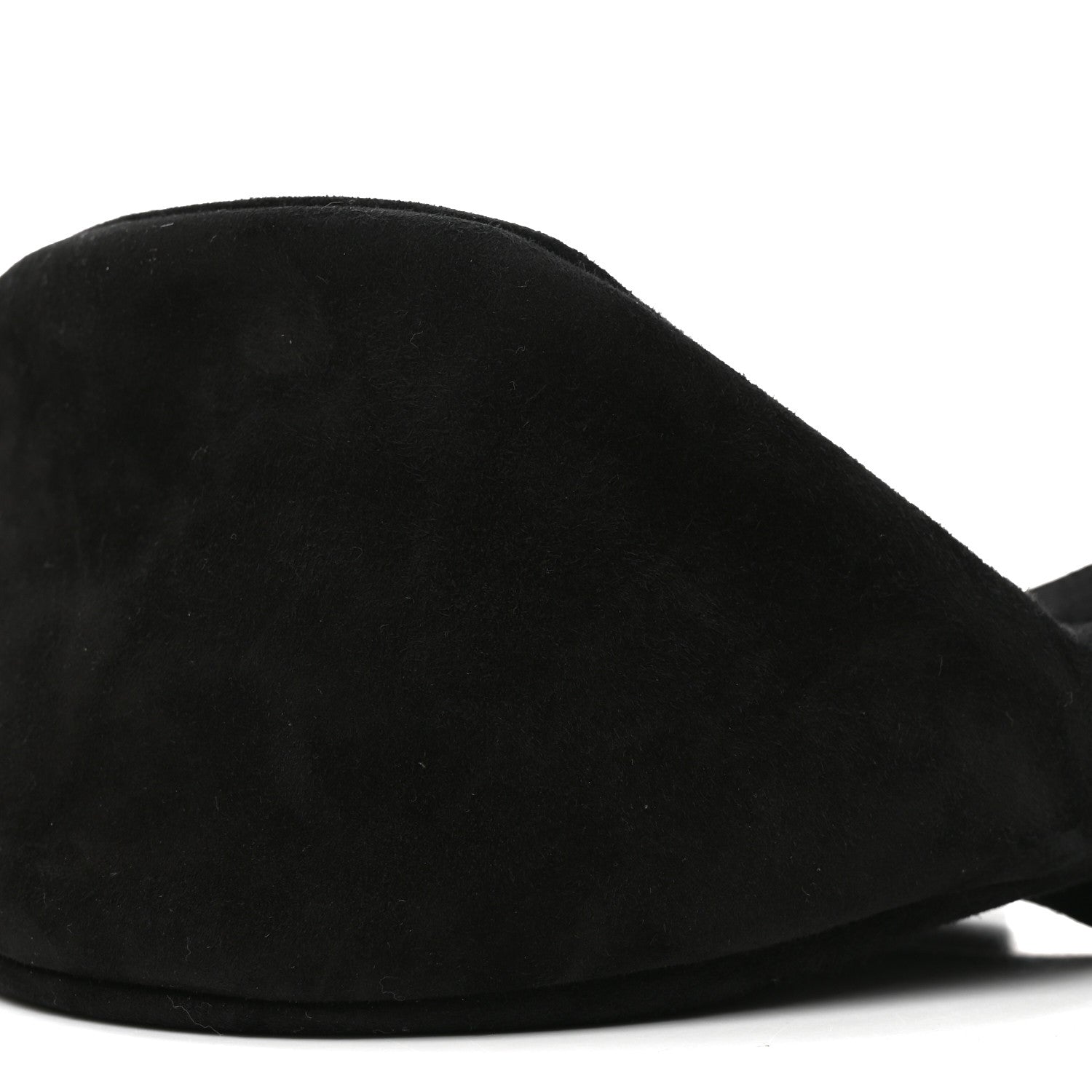 The Row Suede Small Slouchy Banana Bag Black 9 of 9