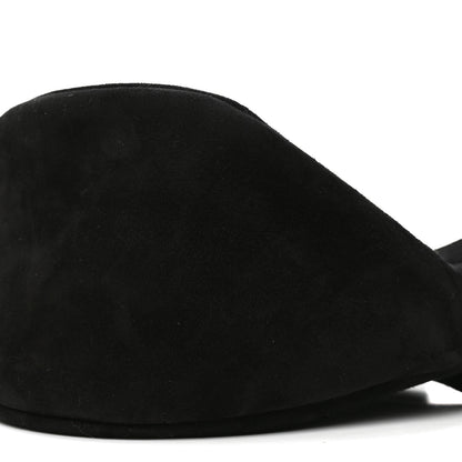 The Row Suede Small Slouchy Banana Bag Black 9 of 9