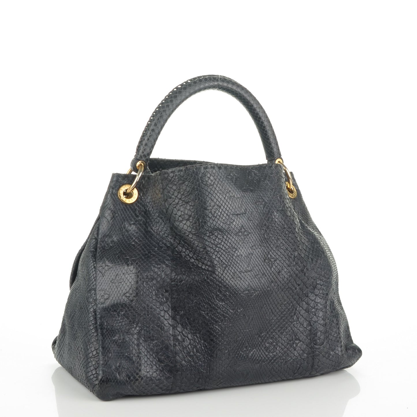 Python Embossed Monogram Artsy MM Marine
