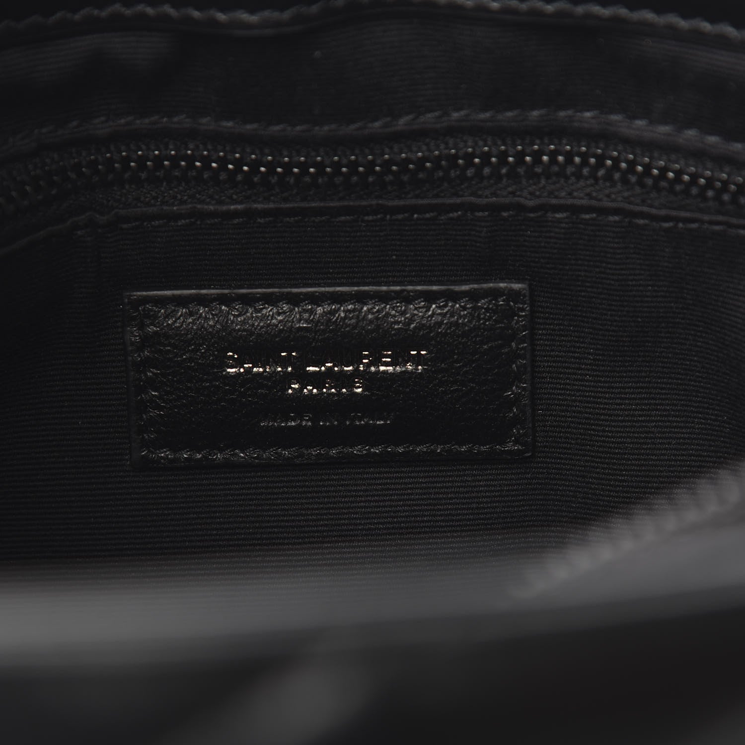 Saint Laurent Calfskin Y Quilted Monogram Medium Loulou Chain Satchel Black 5 of 9