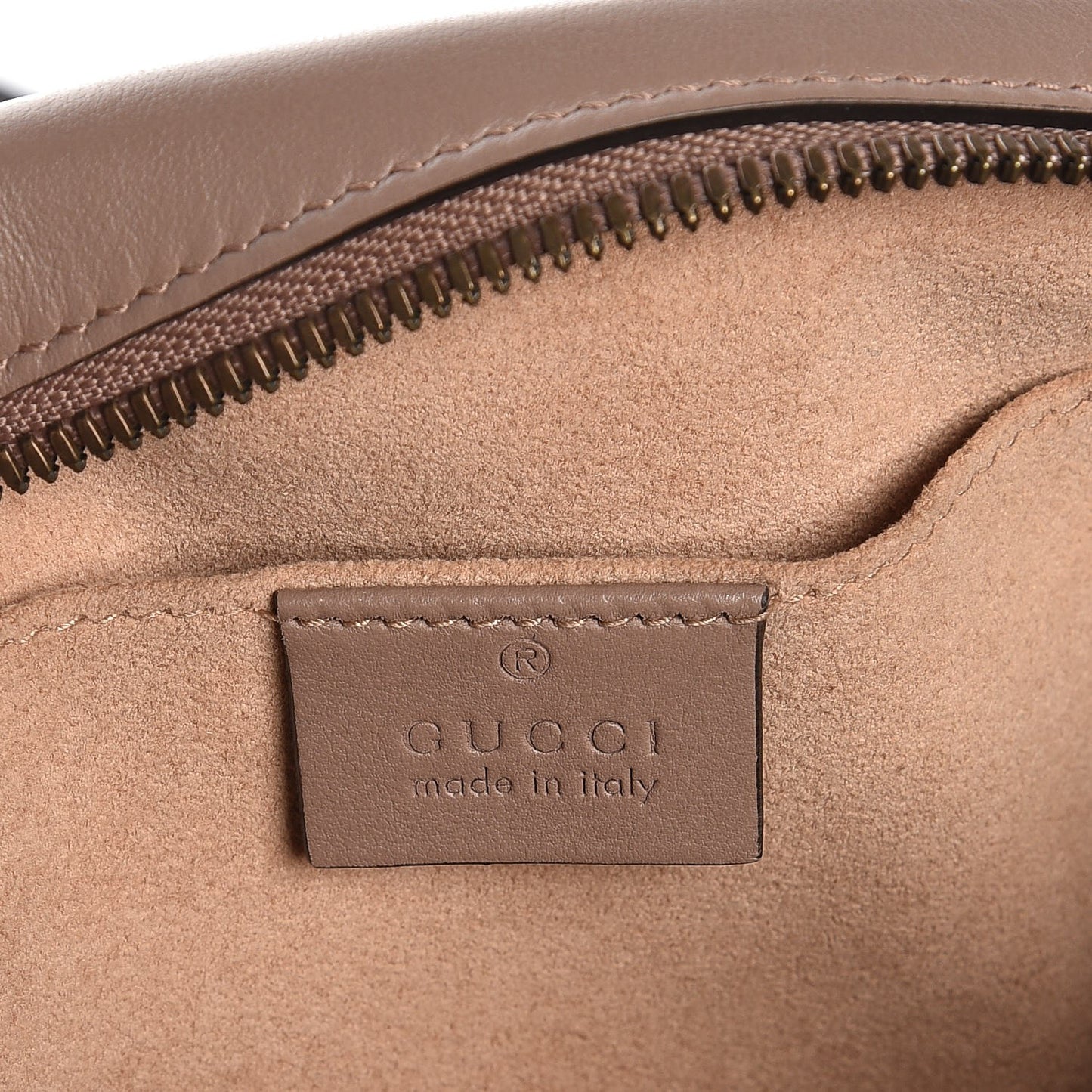 Calfskin Matelasse Small GG Marmont Chain Shoulder Bag Taupe