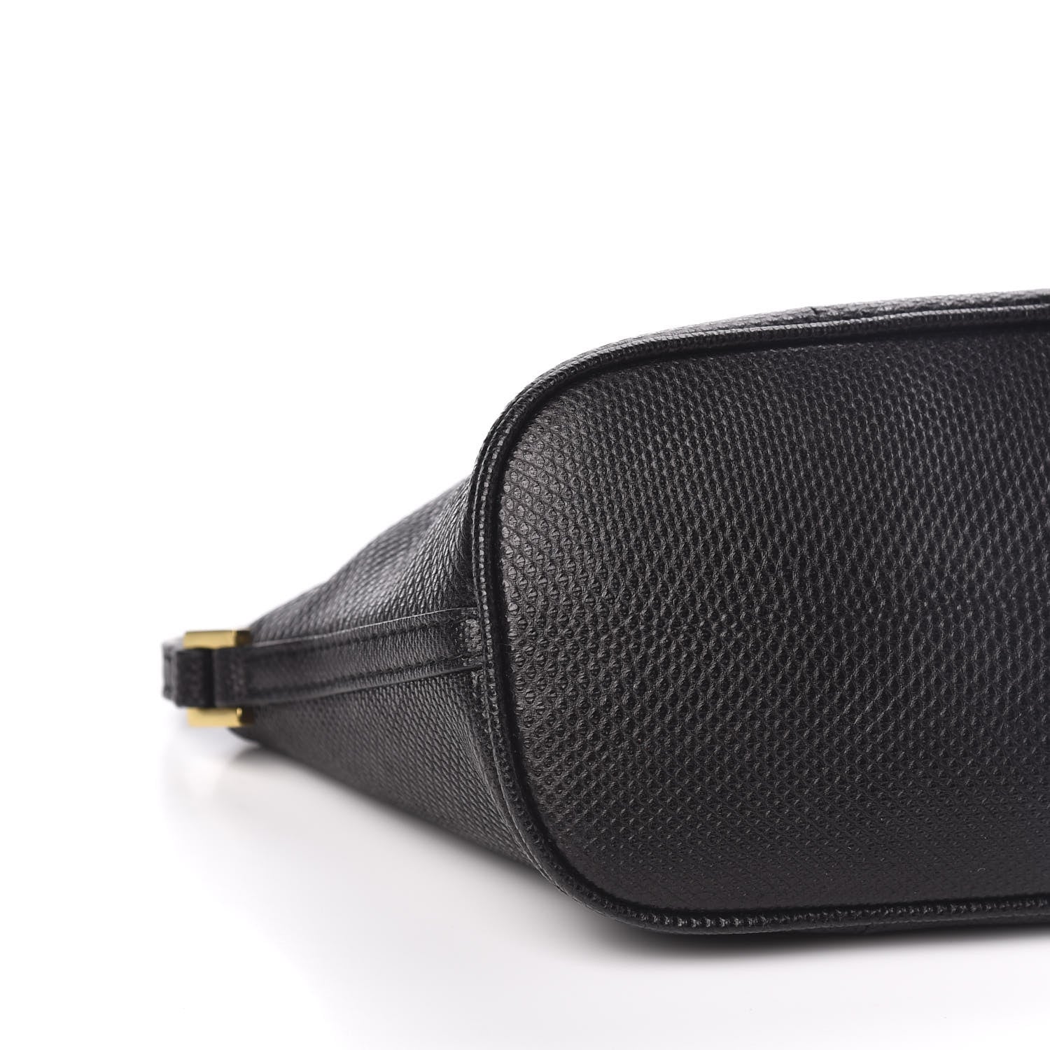 Gucci Calfskin Lizard Embossed Boat Pochette Black 8 of 10