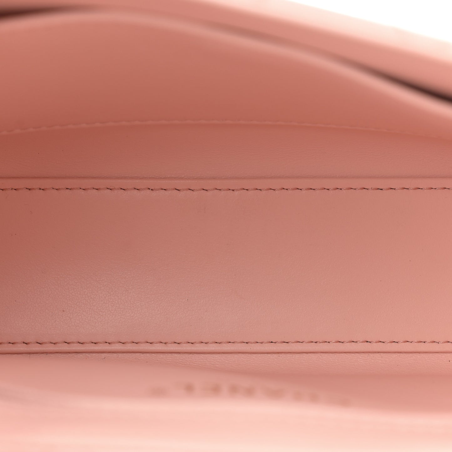 Shiny Aged Calfskin Quilted Nano Kelly Shopper Light Pink