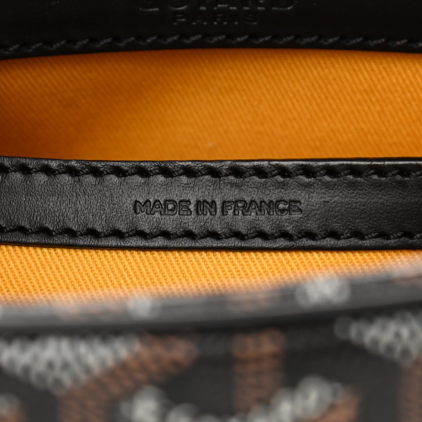 Goyardine Sac Cap Vert Black