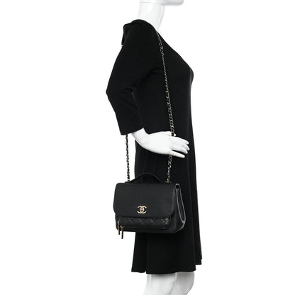 Chanel Caviar Quilted Medium Business Affinity Flap Black 2 of 11