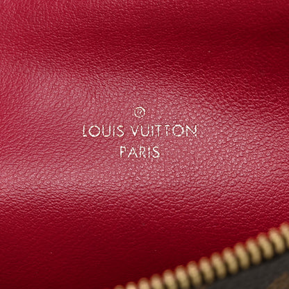 Louis Vuitton Monogram Felicie Chain Wallet Zippered Insert Fuchsia 6 of 6