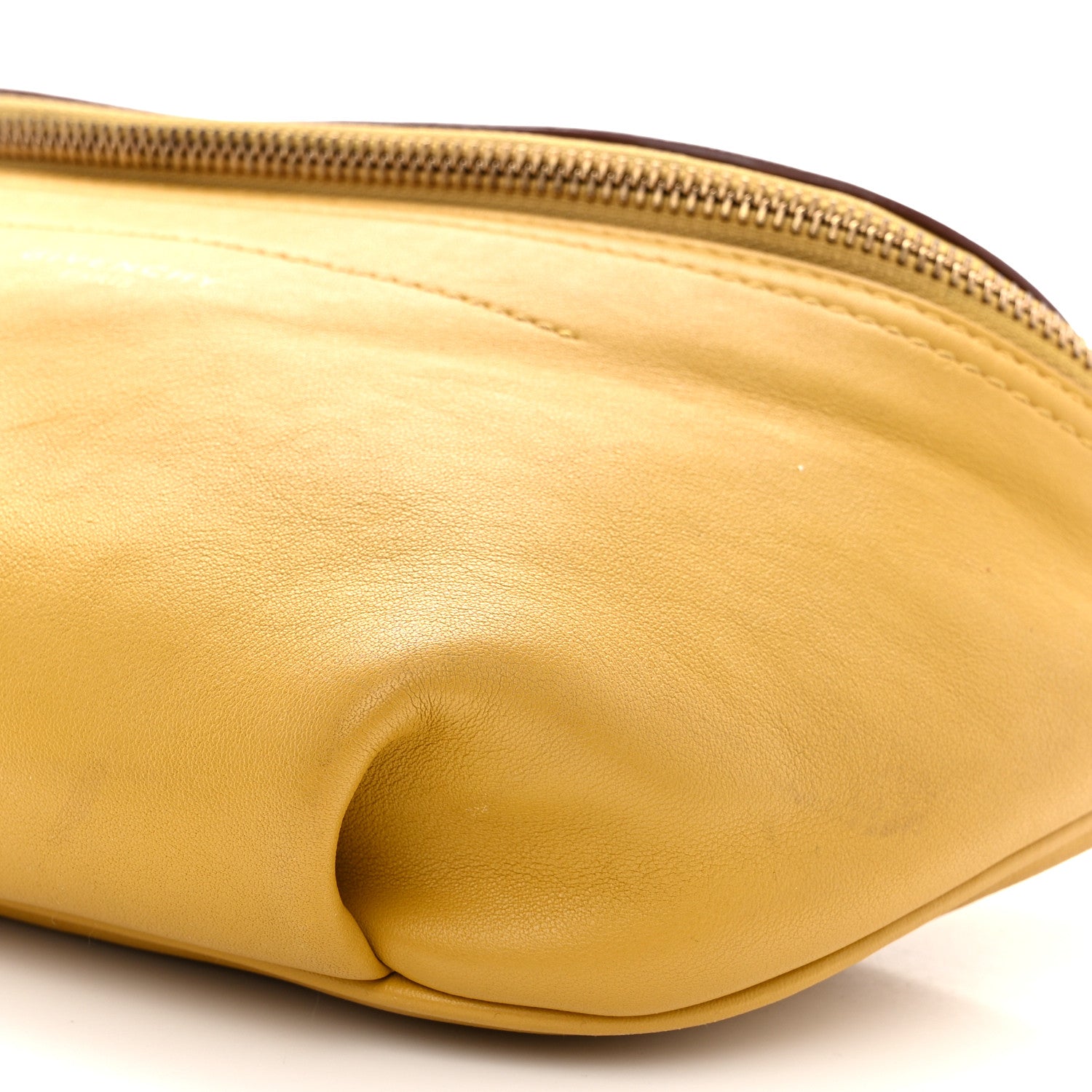 Givenchy Calfskin Whip Bum Bag Yellow Curry 13 of 17