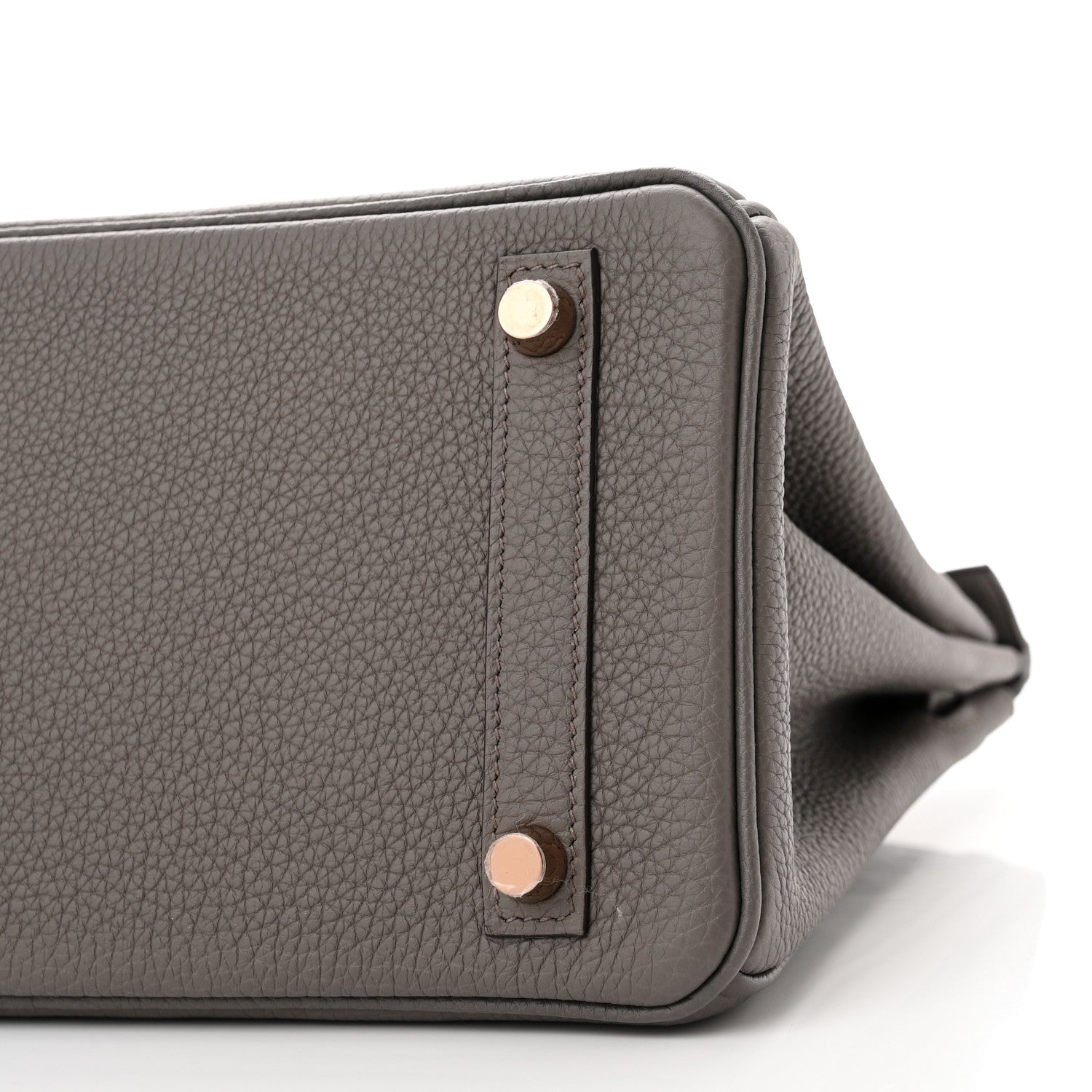 Hermes Togo Birkin 25 Etain 10 of 11