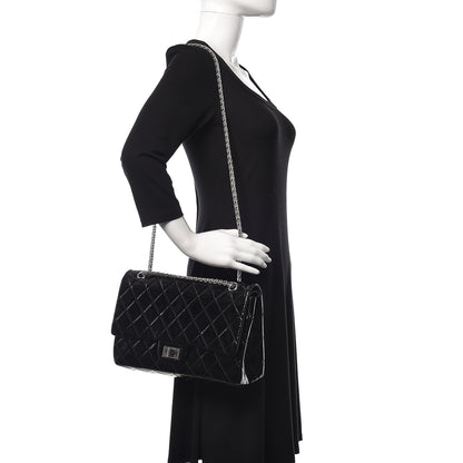 Chanel Distressed Patent Quilted 2.55 Reissue 227 Flap Black 2 of 16