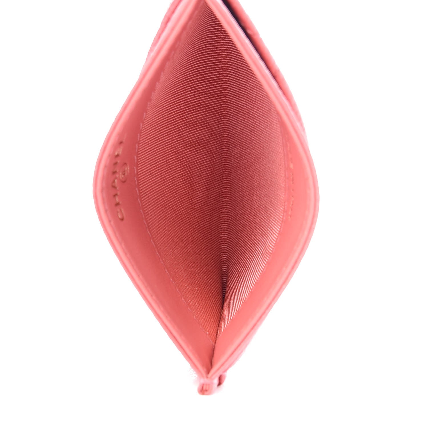 Chanel Iridescent Caviar Quilted Card Holder Pink 5 of 8