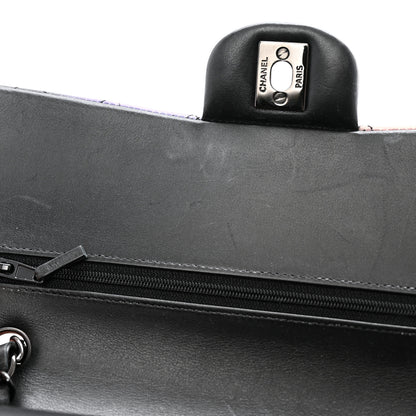 Chanel Calfskin Quilted Ombre Medium Double Flap Black 12 of 14