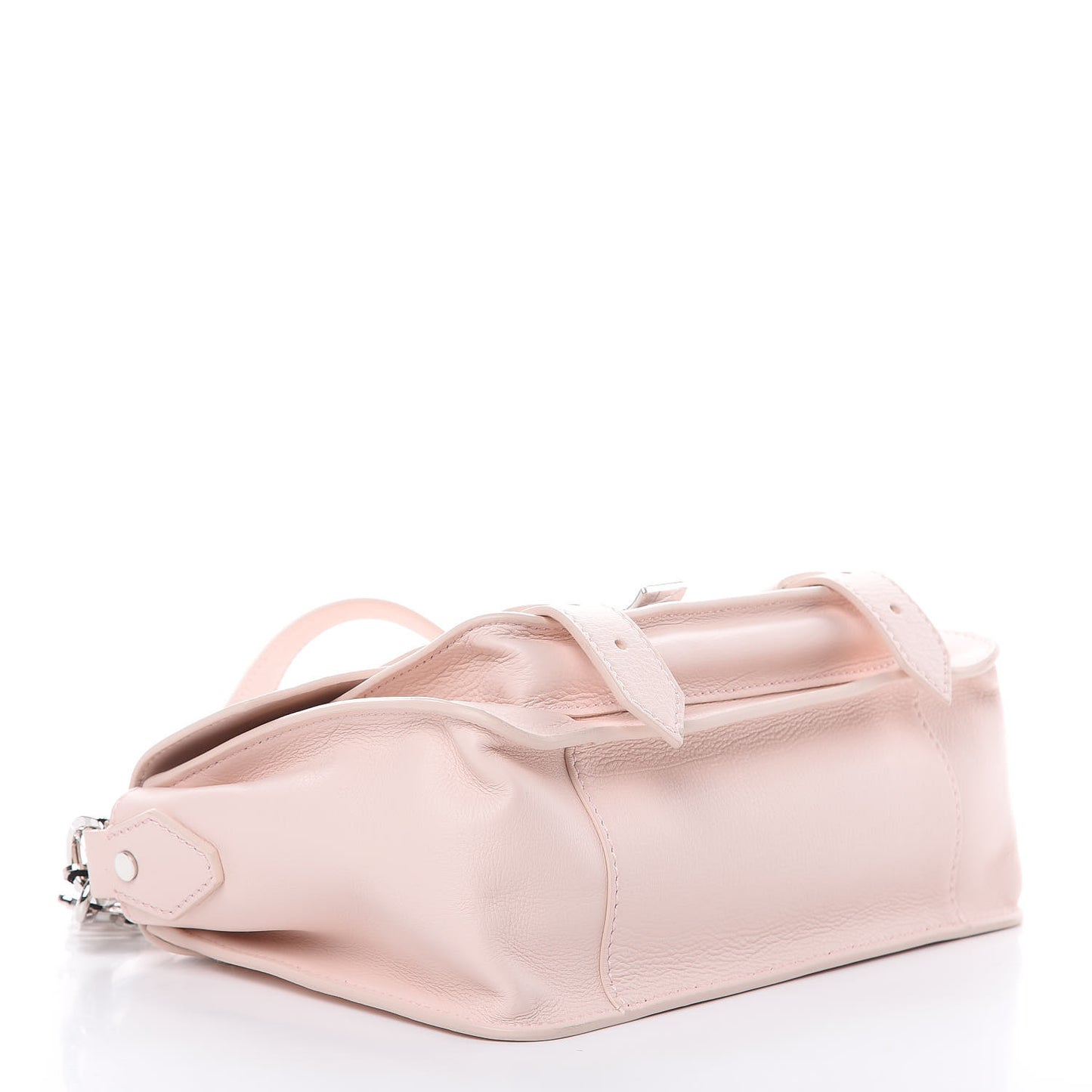 Grainy Calfskin Tiny PS1 Satchel Rose Quartz