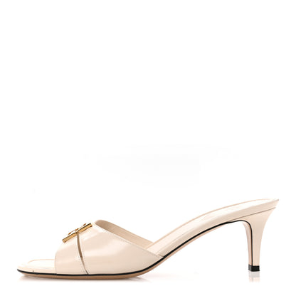 Fendi Vitello Cuoio FFold Sandals 38 White 1 of 9