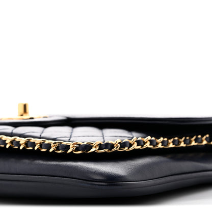 Chanel Lambskin Quilted Large CC Unchained Crossbody Navy 9 of 10