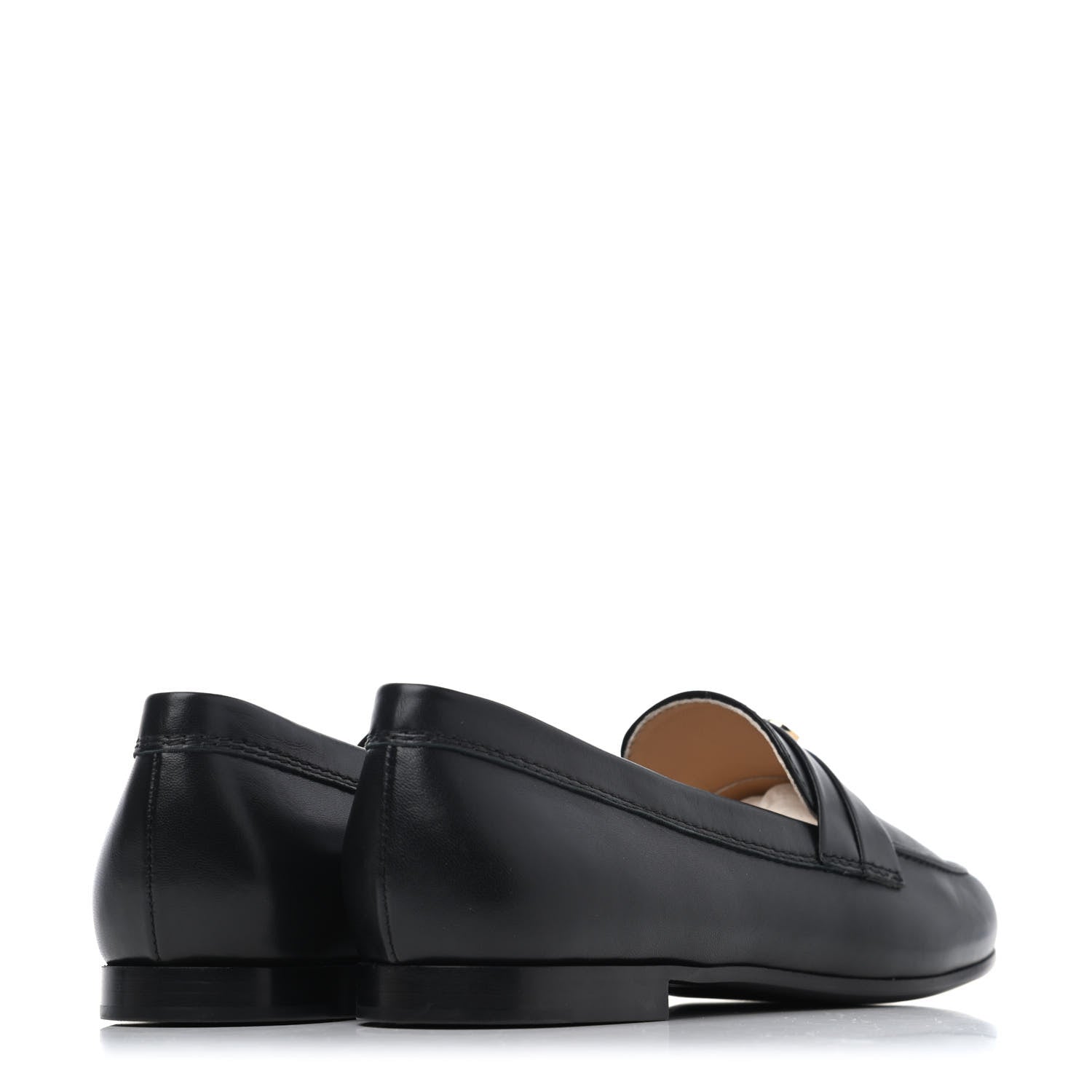 Chanel Lambskin CC Loafers 36.5 Black 3 of 4