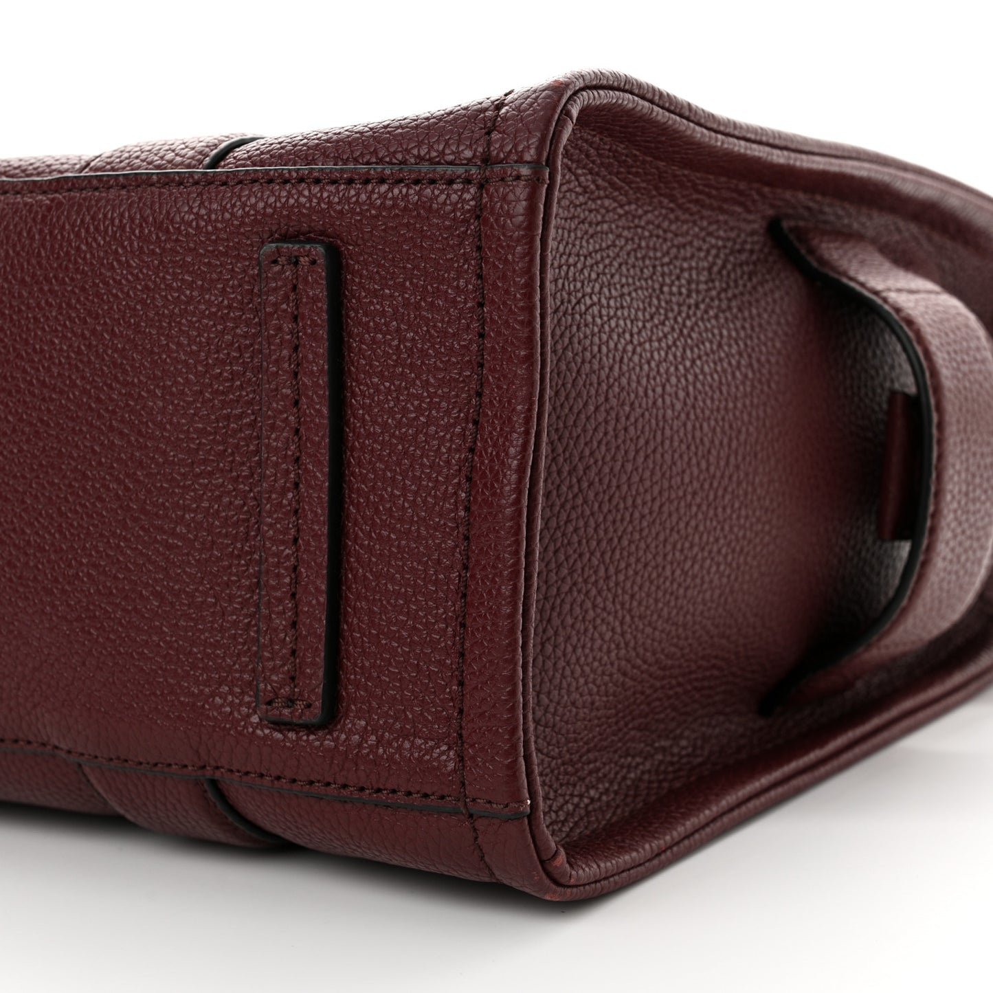 Grained Calfskin Medium The Tote Bag Chianti