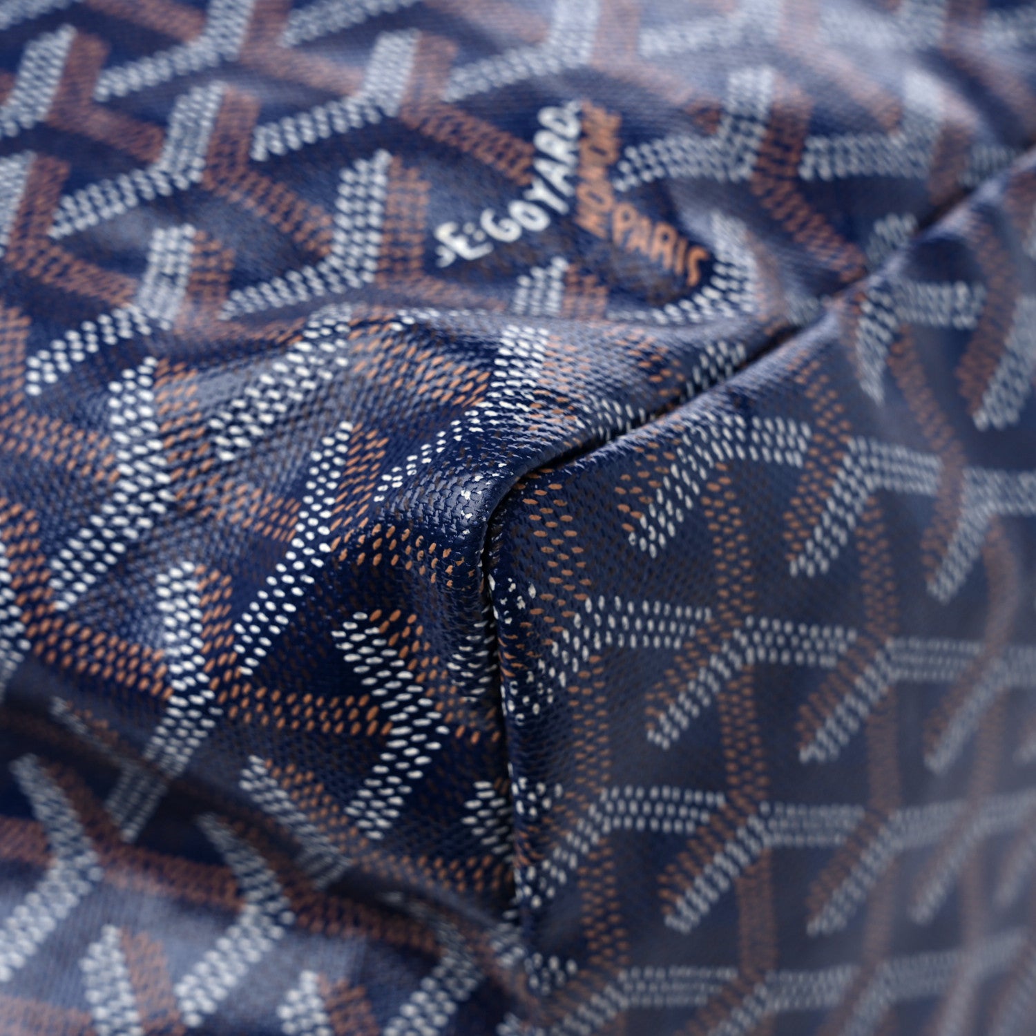 Goyard Goyardine Saint Louis GM Navy 10 of 16