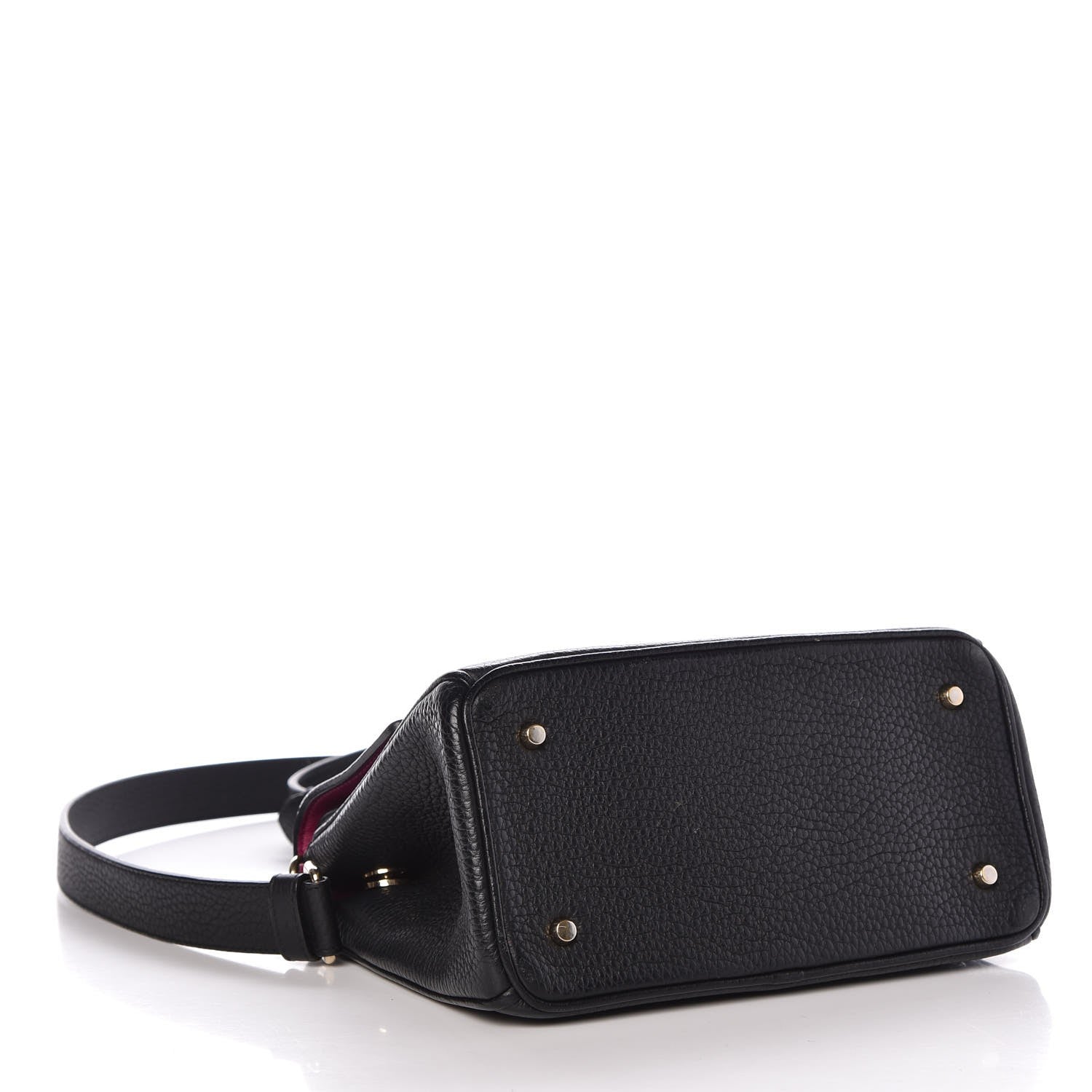 Christian Dior Bullcalf Mini Be Dior Flap Black Fraise 4 of 10