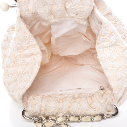 Chanel Tweed Boucle Knitting Bag Ivory 5 of 14
